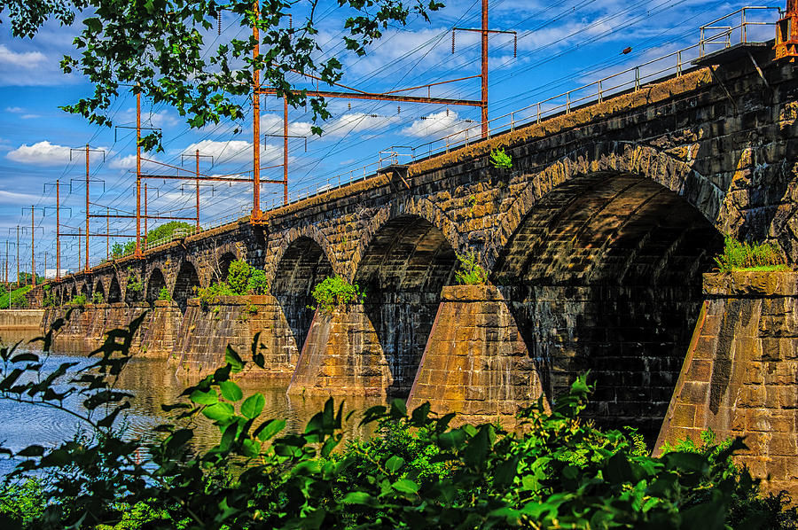  Trenton Railroad Bridge Photograph by Louis Dallara