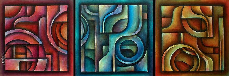  Trilogy Painting by Michael Lang