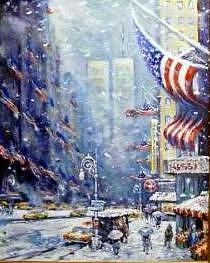  Twin Towers Nyc Painting by Philip Corley