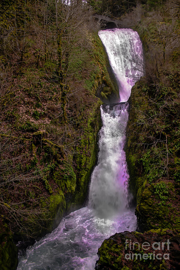 Waterfall Photograph -  Upper Latourell  Falls by Robert Bales