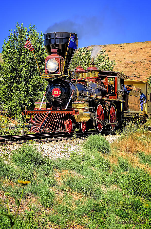 Vintage Photograph -  Virginia and Truckee Gold Rush Train 22 by LeeAnn McLaneGoetz McLaneGoetzStudioLLCcom