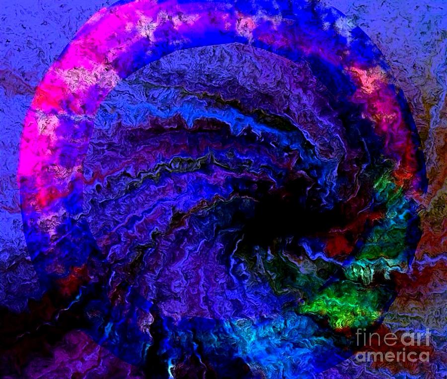  Wave Abstract Painting by Saundra Myles