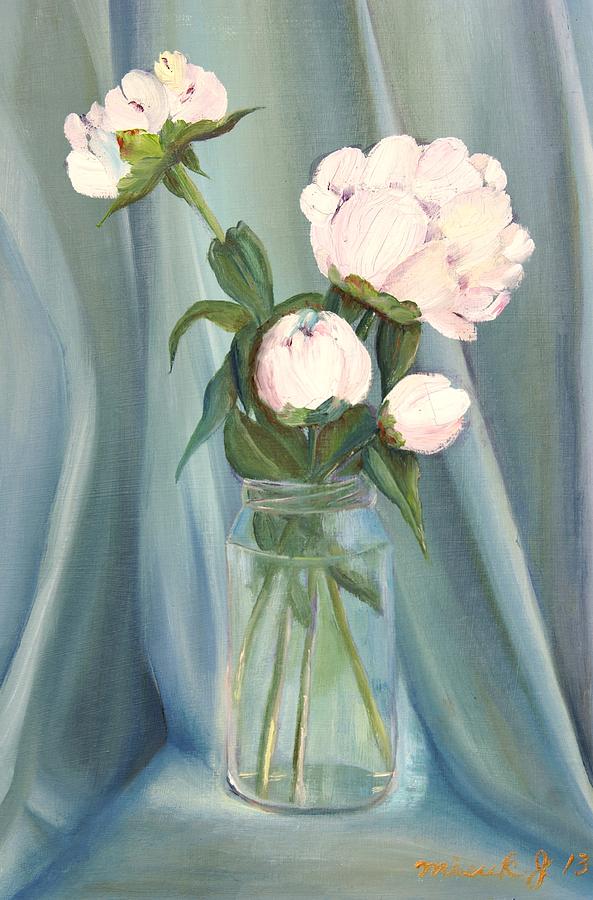 White Flower Purity Painting