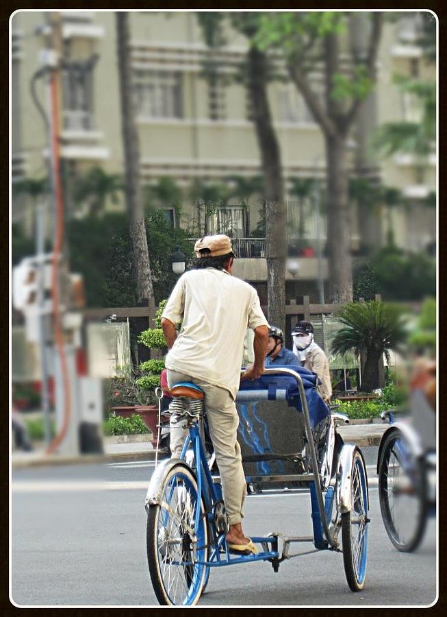 Transportation Photograph -  xich-lo Saigon VietNam by My Ha