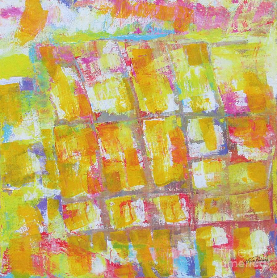  Yellow Puzzle Painting by Nereida Rodriguez