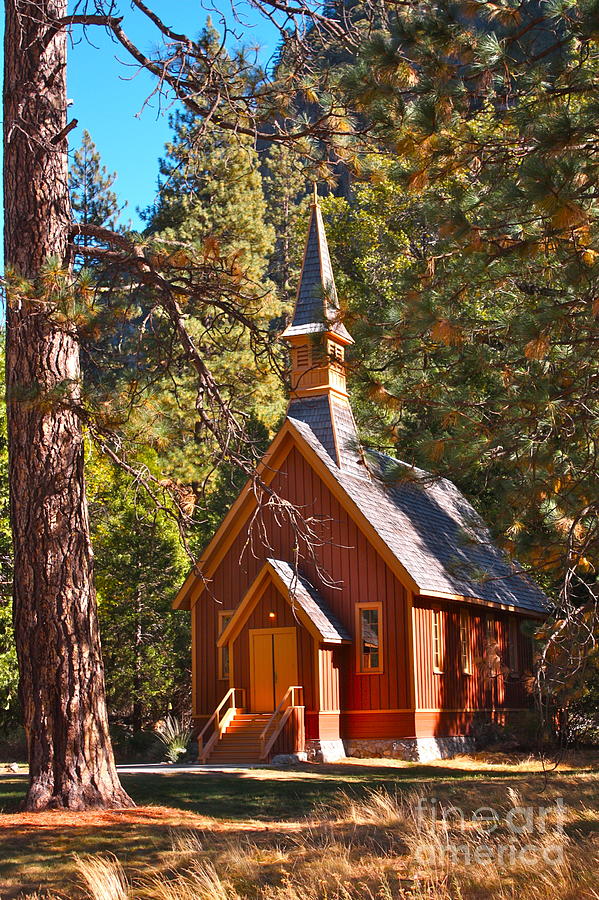  Yosemite Valley Chapel Photograph by Lisa Billingsley