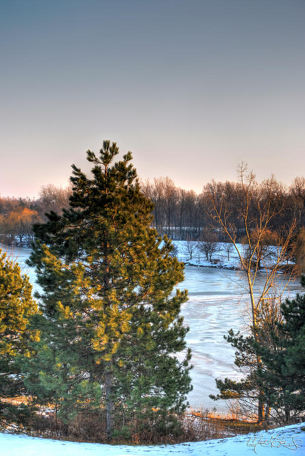 0012 Hoyt Lake Winter 2013 Photograph by Michael Frank Jr Fine Art