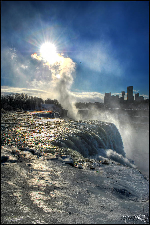 0012 Niagara Falls Winter WonderLand Series Photograph by Michael Frank Jr