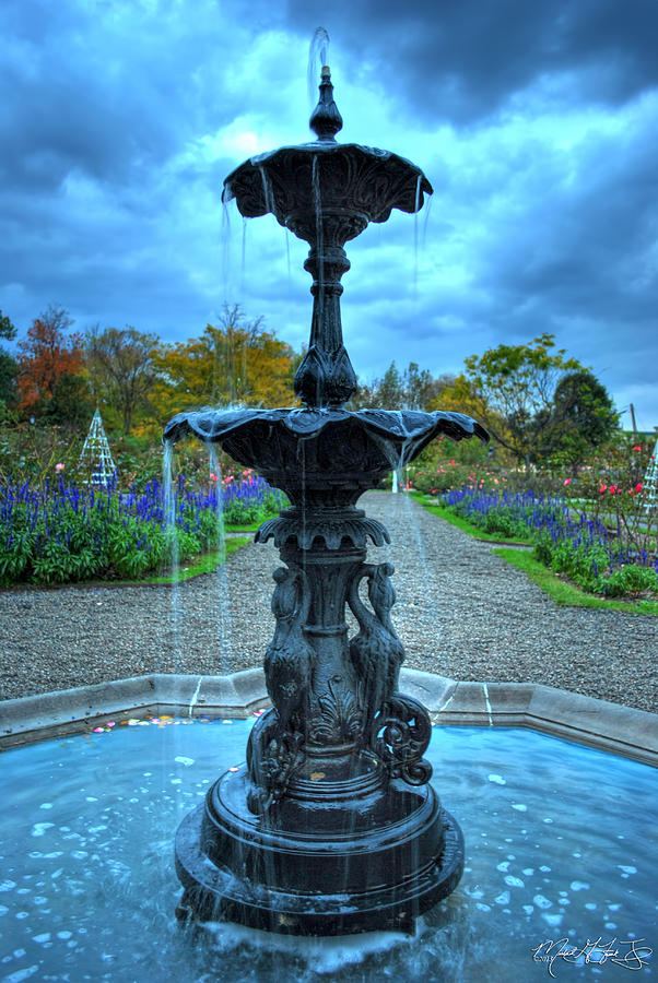 002 WaterFall Colors at the Delaware Park Rose Garden Photograph by Michael Frank Jr