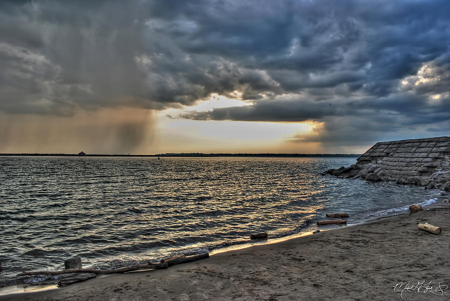 003 Seconds Before the Rain Series at the Erie Basin Marina Photograph by Michael Frank Jr