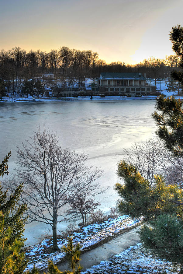 004 Hoyt Lake Winter 2013 Photograph by Michael Frank Jr