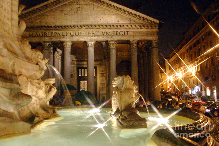 0055 The Pantheon Rome Photograph by Steve Sturgill