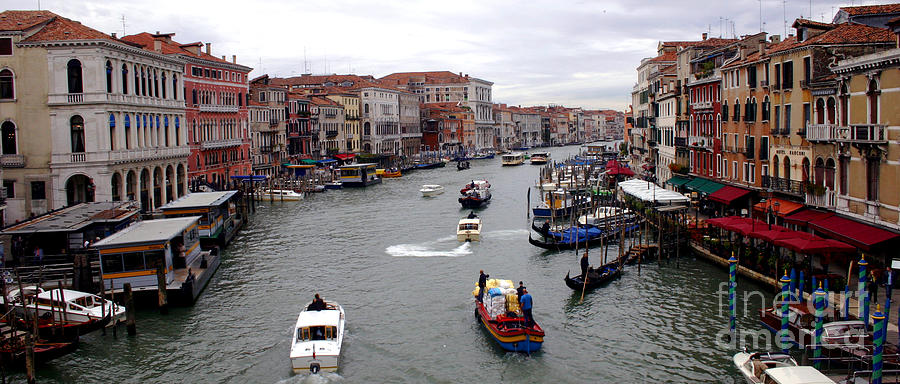 0060 Venice Grand Canal Photograph by Steve Sturgill
