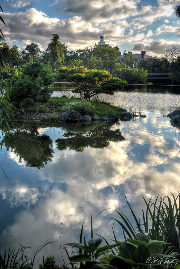 007 Delaware Park Japanese Garden MIRROR LAKE SERIES Photograph by Michael Frank Jr