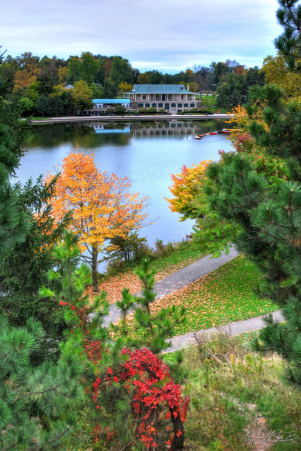 007 Hoyt Lake Autumn 2013 Photograph by Michael Frank Jr