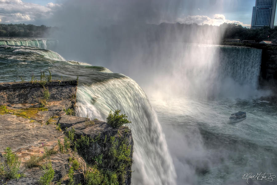 007 Niagara Falls Misty Blue Series Photograph by Michael Frank Jr