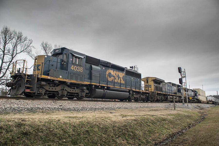 01.01.2015 Csx Sd40 3 2 #01012015 Photograph by Jim Pearson - Fine Art ...