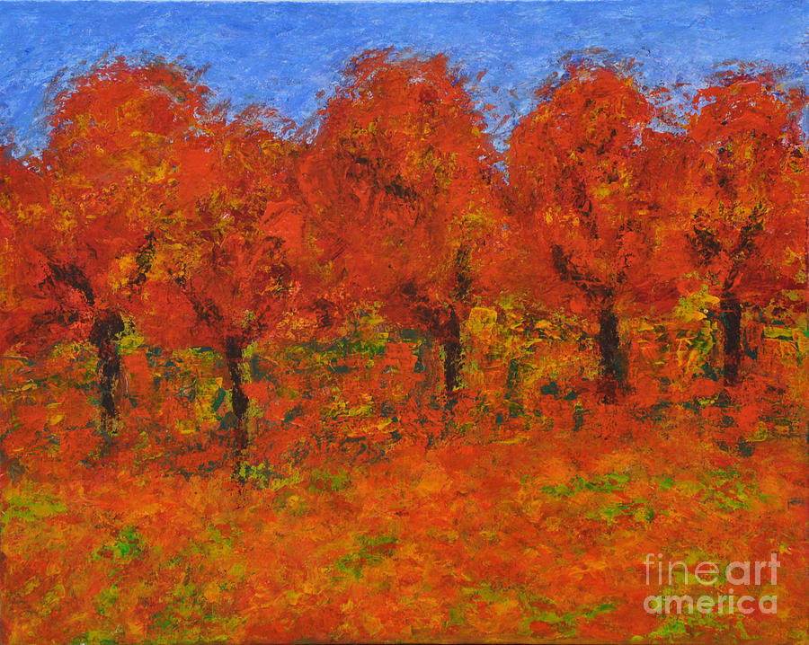 016 Fall Colors Painting by Chowdary V Arikatla - Fine Art America