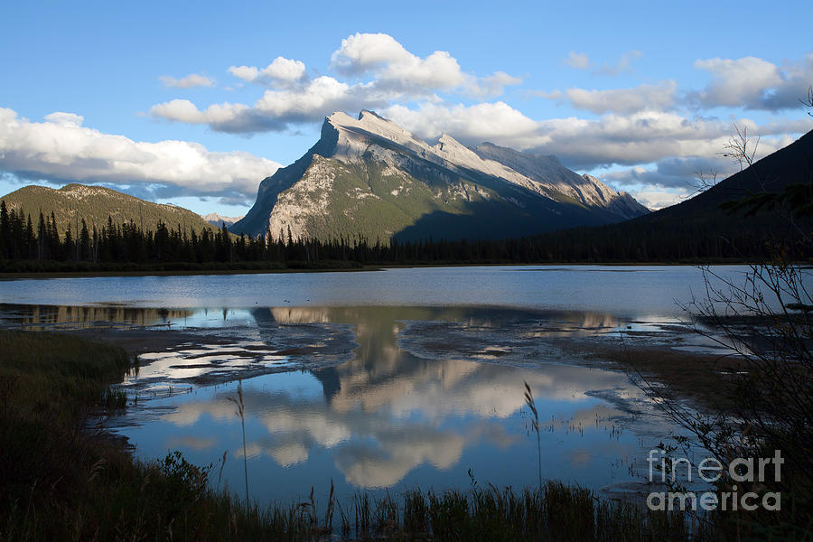 0174 Rundle Mountain Photograph by Steve Sturgill