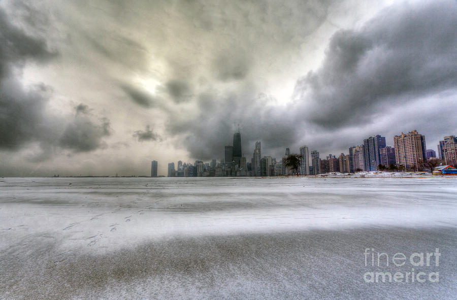 0242 Wintry Chicago Photograph by Steve Sturgill