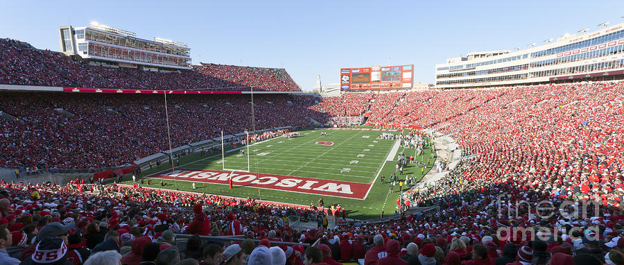 0251 Camp Randall Stadium - Madison Wisconsin Photograph by Steve Sturgill