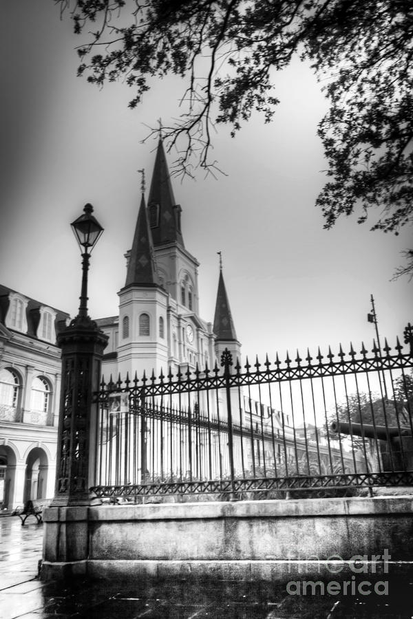 0261 St. Louis Cathedral - New Orleans Photograph by Steve Sturgill
