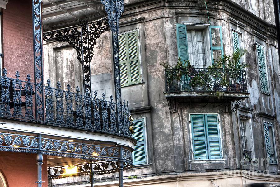 0275 New Orleans Balconies Photograph by Steve Sturgill