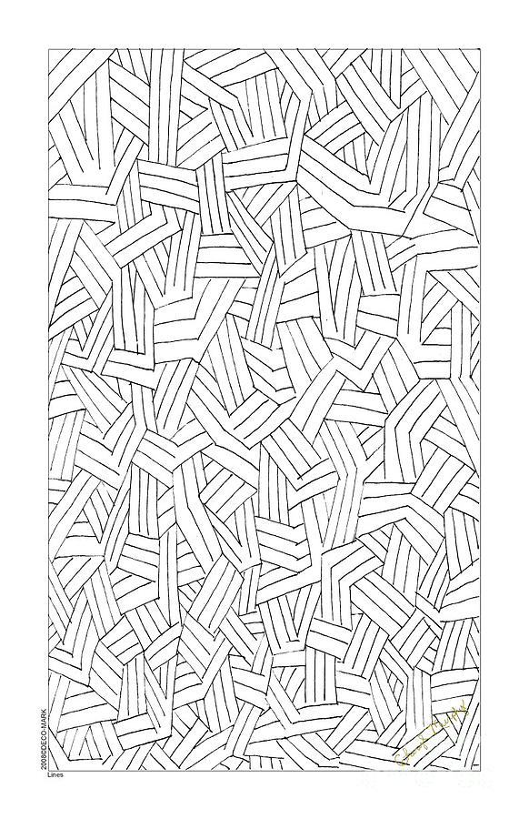 028 Lines Digital Art by Cheryl Turner