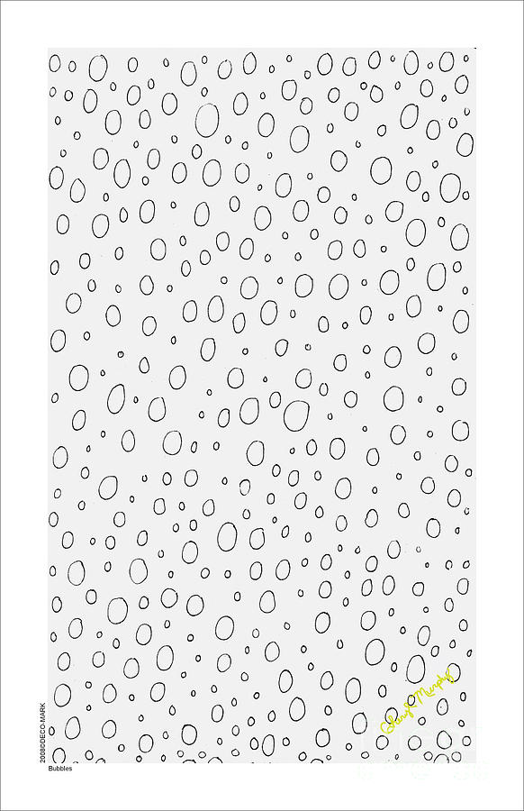 033 Bubbles Digital Art by Cheryl Turner
