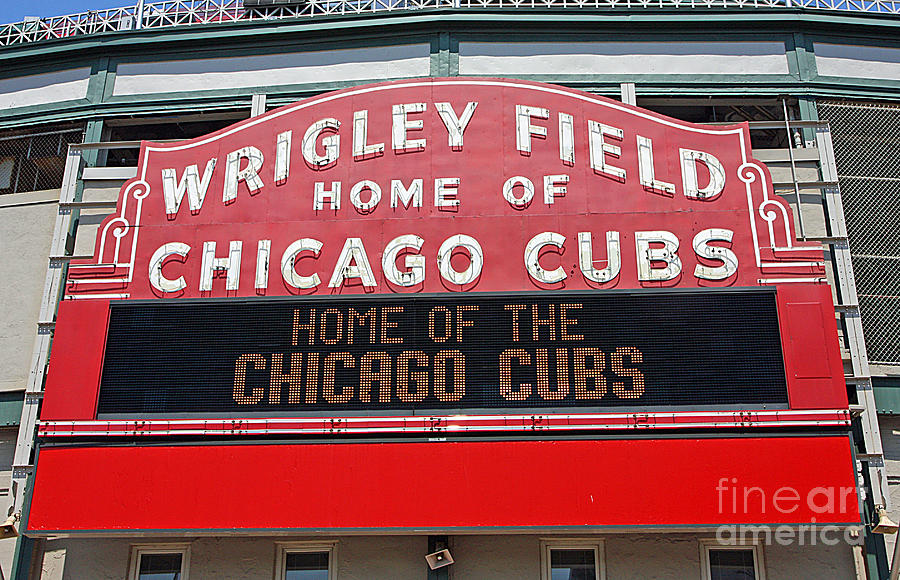 Chicago Photograph - 0334 Wrigley Field by Steve Sturgill
