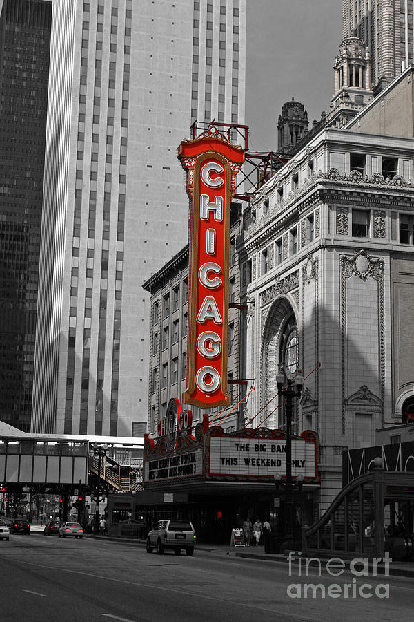 0381 Chicago Theater Photograph by Steve Sturgill