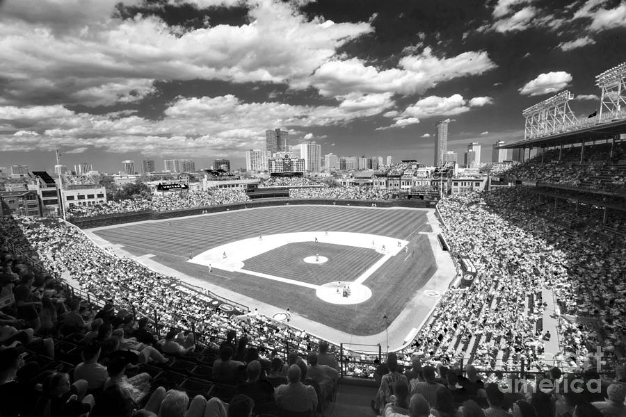 Chicago Photograph - 0416 Wrigley Field Chicago by Steve Sturgill