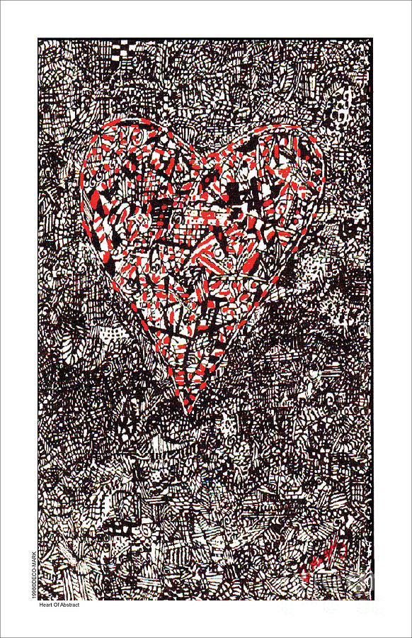 045 Heart Of Abstract Digital Art by Cheryl Turner