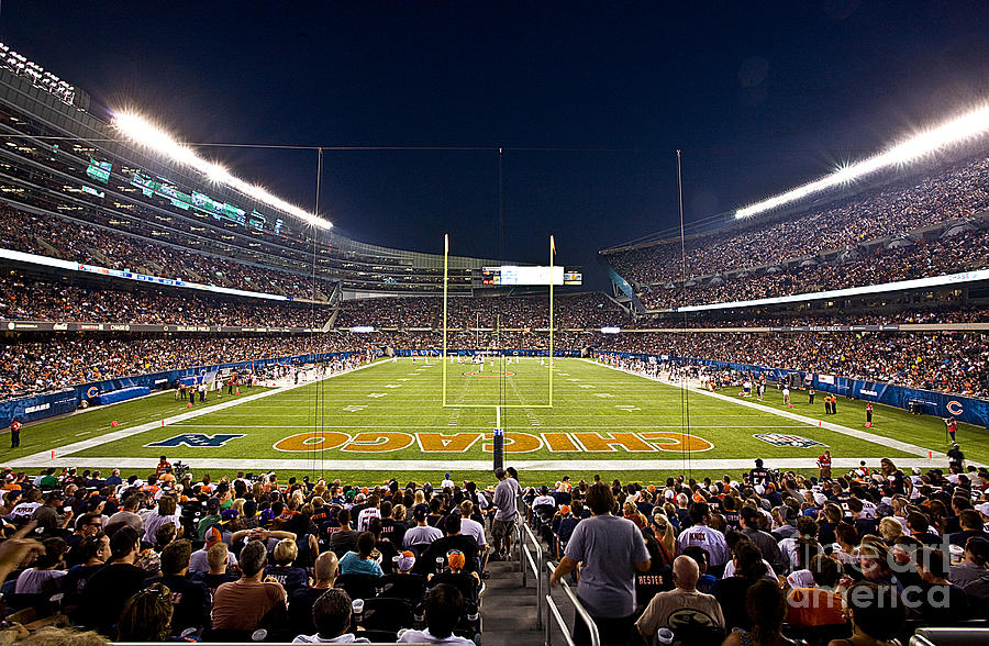 Chicago Photograph - 0588 Soldier Field Chicago by Steve Sturgill