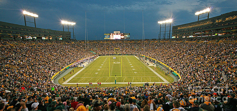 0614 Prime Time at Lambeau Field Photograph by Steve Sturgill
