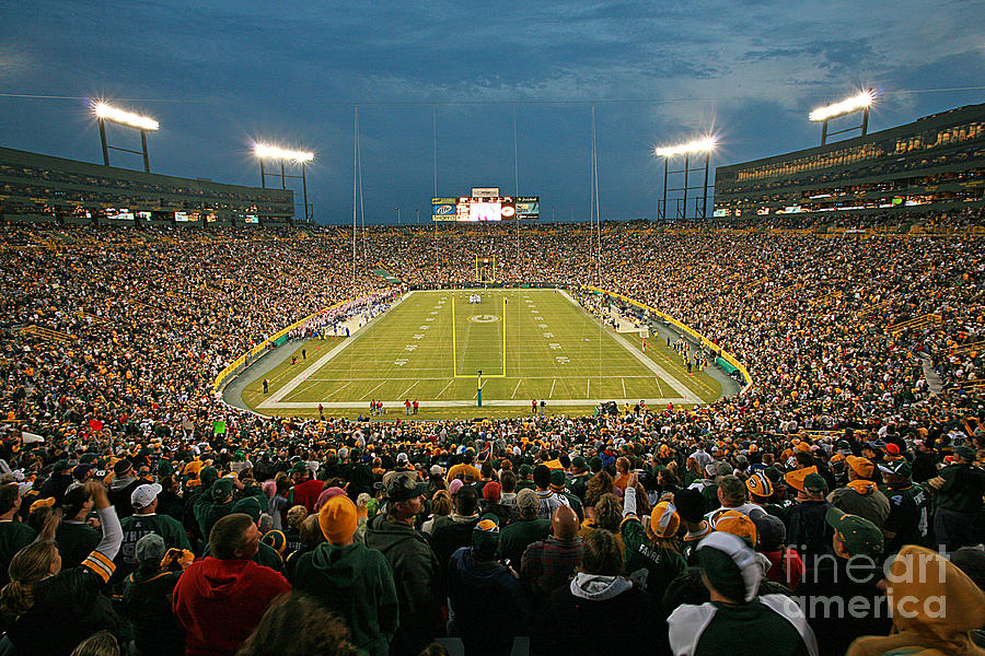 0615 Prime Time at Lambeau Field Photograph by Steve Sturgill
