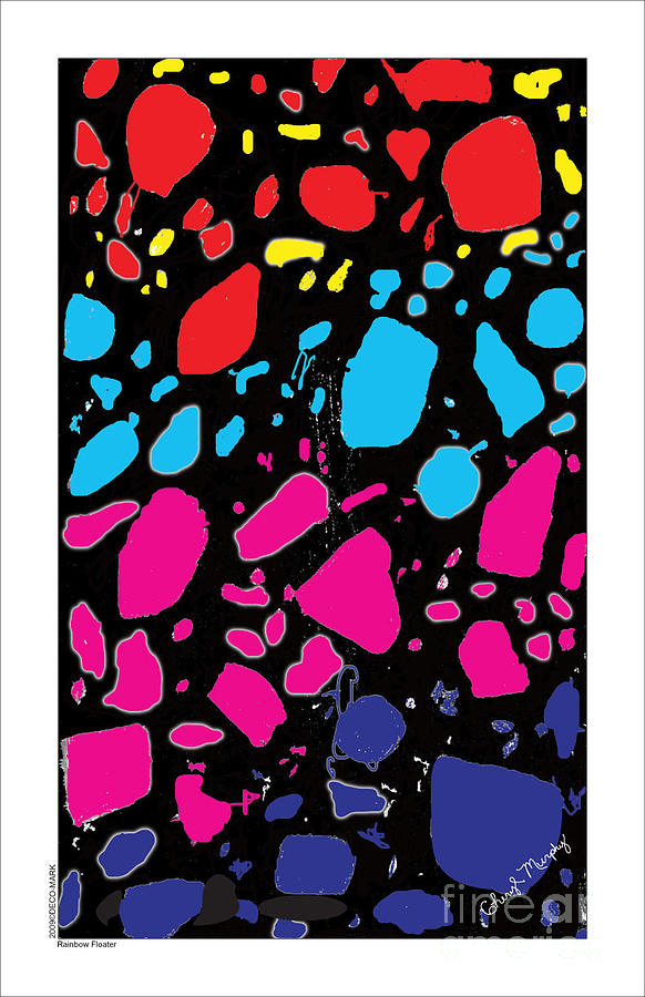 062 Rainbow Floater Digital Art by Cheryl Turner