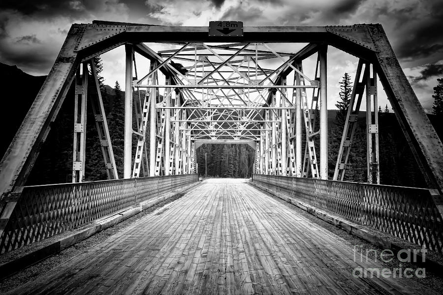 0648 Bow River Bridge Photograph by Steve Sturgill