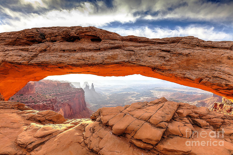 0709 Mesa Arch Photograph by Steve Sturgill