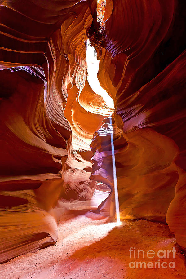 0736 Upper Antelope Canyon - Arizona Photograph by Steve Sturgill