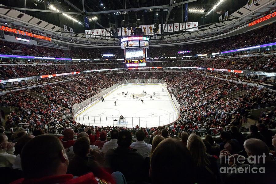 Hockey Photograph - 0743 The United Center by Steve Sturgill