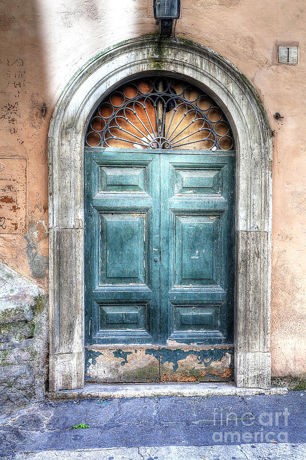 0790 Roman Door Photograph by Steve Sturgill