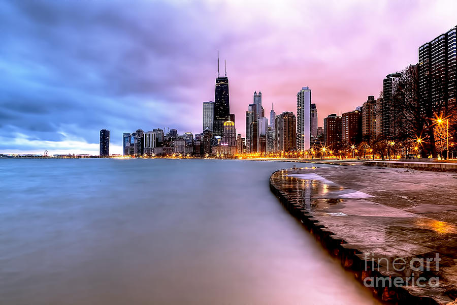 0865 Chicago Sunrise Photograph by Steve Sturgill
