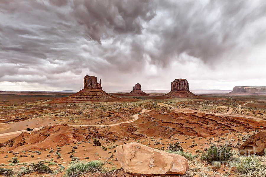 0883 Monument Valley Photograph by Steve Sturgill