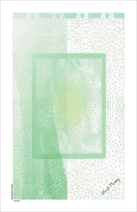 093 Curtains Digital Art by Cheryl Turner