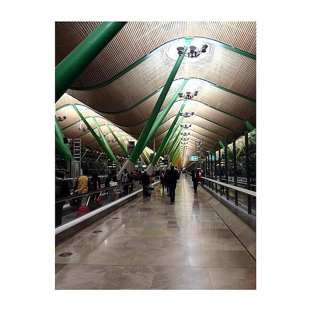 Airport Photograph - Barajas Airport by Angelica Chico