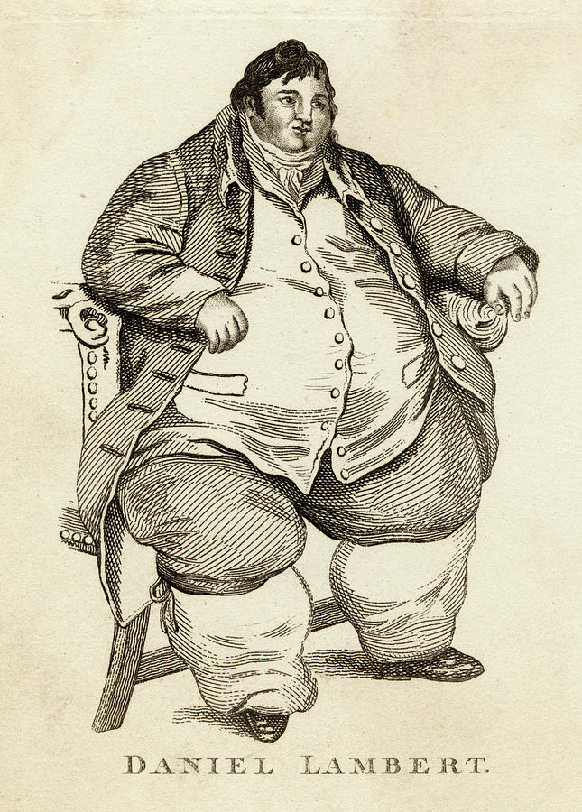 Daniel Lambert Fat Englishman Drawing by Mary Evans Picture Library ...