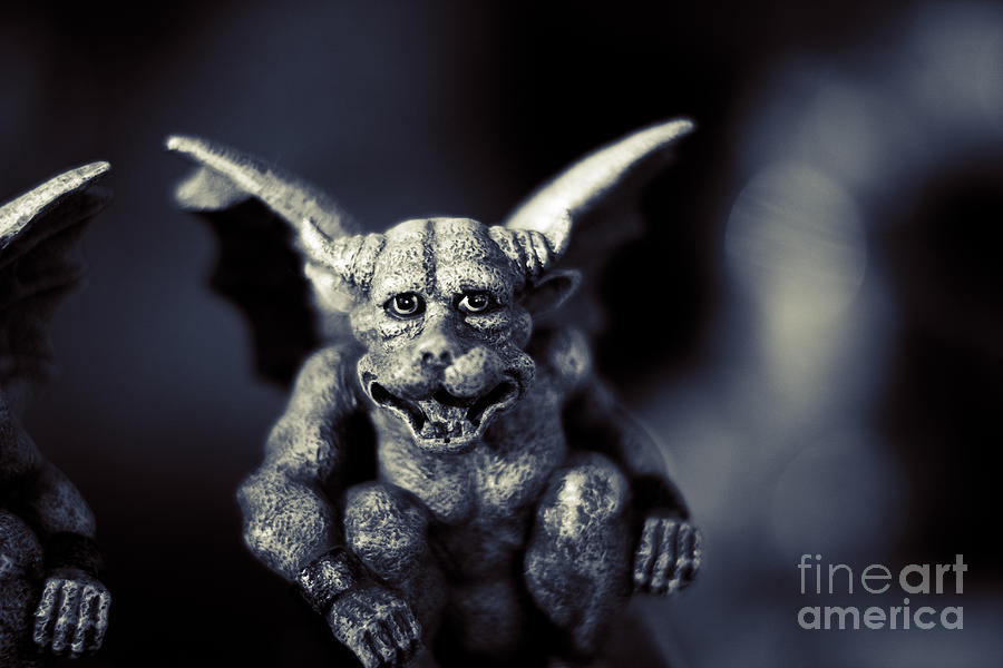  Evil Gargoyle Statue Photograph by Jorgo Photography