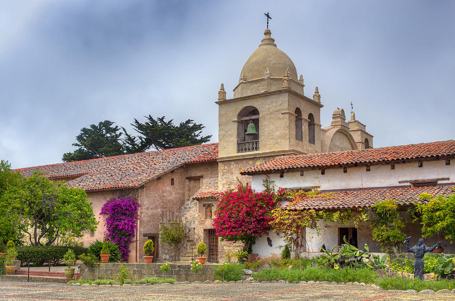 Facade Of The Chapel Mission San Carlos Borromeo De Carmelo Photograph ...