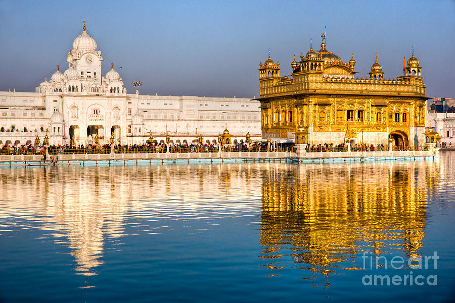  Golden Temple in Amritsar - Punjab - India #1 Photograph by Luciano Mortula